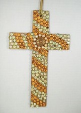 Wood Cross Wall Hang