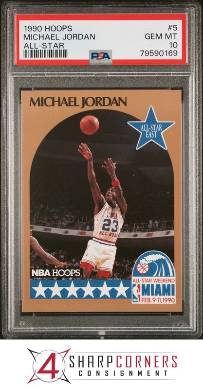 90-91 Hoops All-Star - Michael Jordan Cards