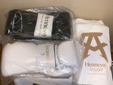 CANELO BOXING GLOVES REPLICA AUTOGRAPHED & WHITE GLOVES & 2 NEW HENNESSY SHIRTS