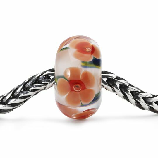 TROLLBEADS Glass Bead Mamma Mia Mother's Day 925 Sterling Silver TGLBE-20088