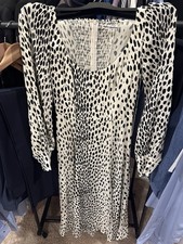 REFORMATION Alessi Cheetah Midi Dress Size 4 Orig. $248 Animal Print Chic