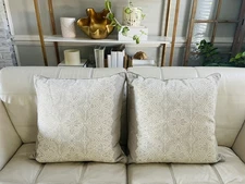 Eastern Accents Thayer With Silver Cord Accent Pillows. Set Of 2. 22X22. Sabelle