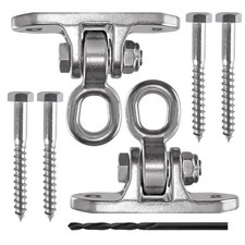 2 Permanent Antirust Stainless Steel Slient Bearing Swing Hanger,Heavy Duty 1...
