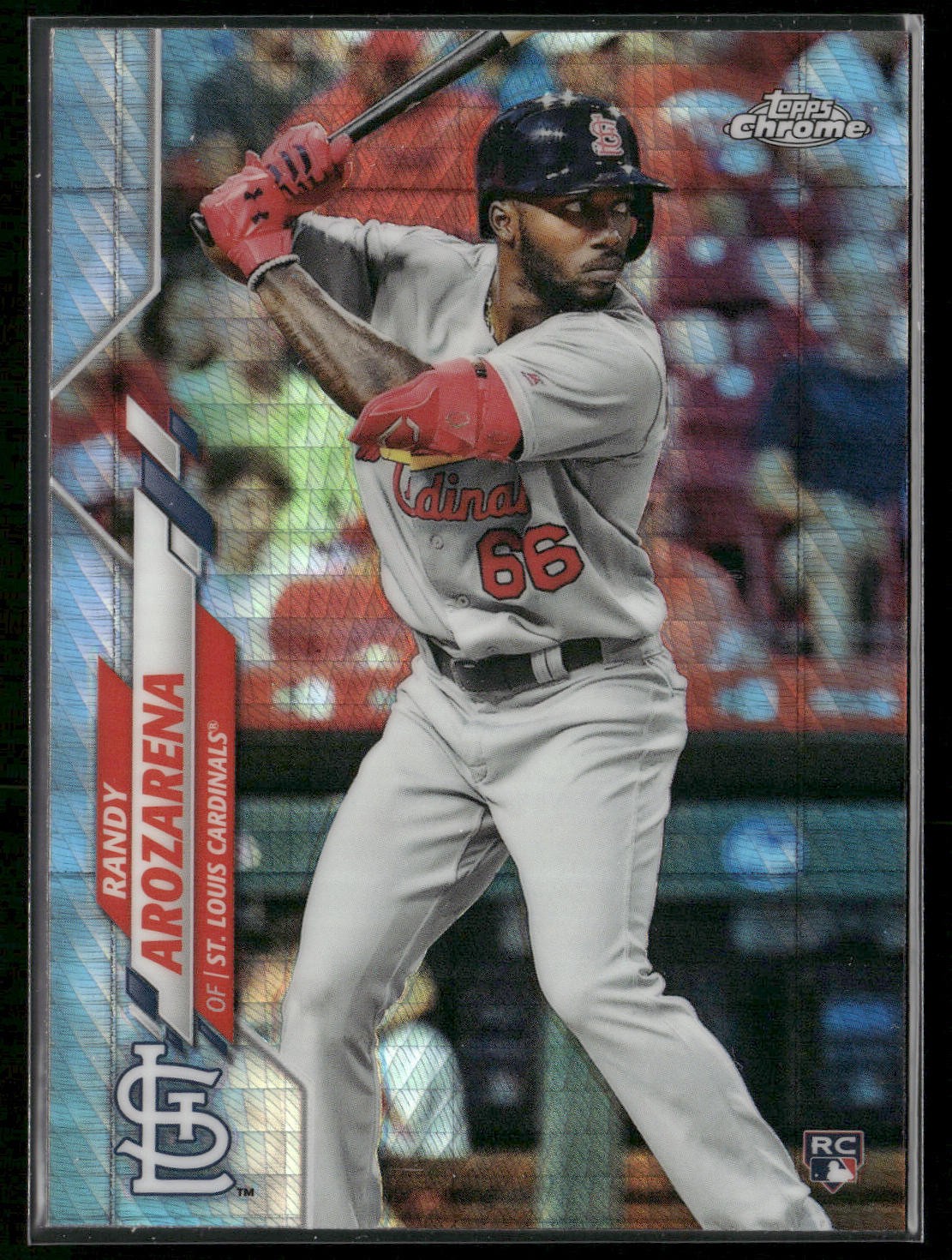 2020 Topps Chrome #49 Randy Arozarena Prism Refractor