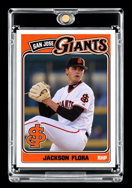 2026 Jackson Flora Minor League Rookie Card #4 Future Stars San Jose Giants