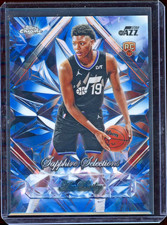 2025-26 Topps Chrome Sapphire Ace Bailey RC Rookie Selections SSP Case Hit Jazz