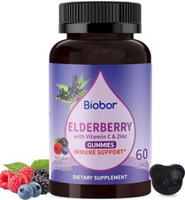 NEW Nature Made Elderberry Gummies With Vitamin C  Zinc Supplement 100 Exp 4-27