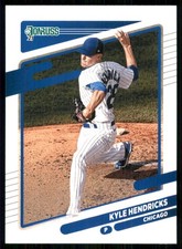 2021 Donruss #87 Kyle Hendricks Chicago Cubs 53018