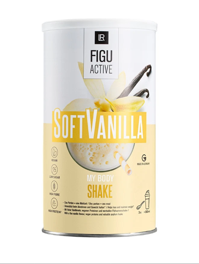 LR FIGUACTIVE Soft Vanilla Vanille Shake 496g (€58,45/kg)  MHD 7/2027 - Bild 1 von 1