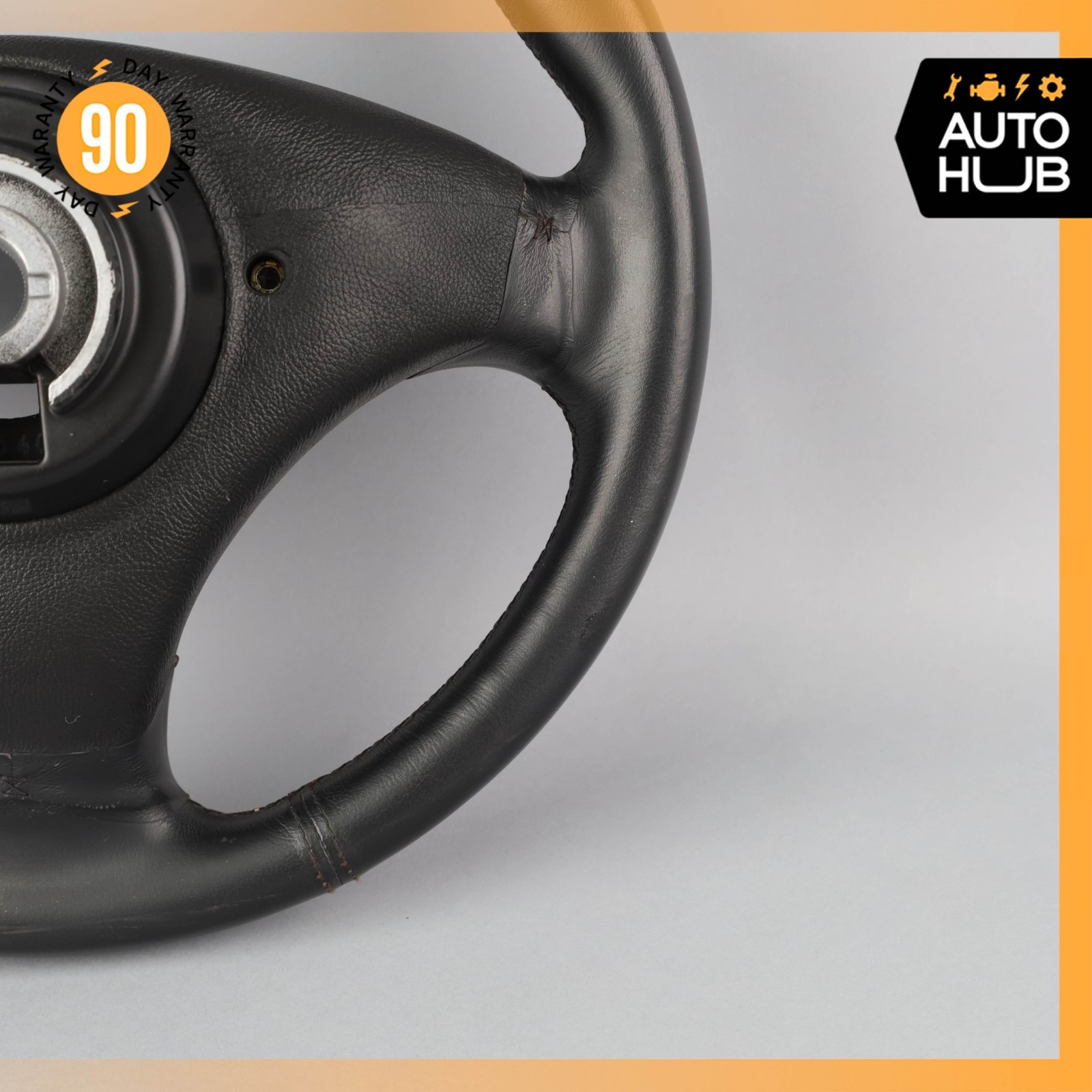 00-04 Aston Martin DB7 Sport Steering Wheel Black 2585649 OEM 35k