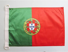 Portugal NAUTICAL Flag 18'' X 12'' - Portuguese Flags 30 X 45 Cm - Banner 12X18