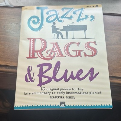 Alfred Publishing Jazz, Rags & Blues Piano Solo Song Book Late Elem-Inter 6642