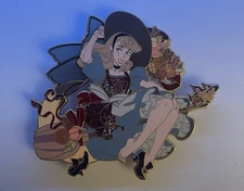 Witchy Cinderella Fantasy Pin