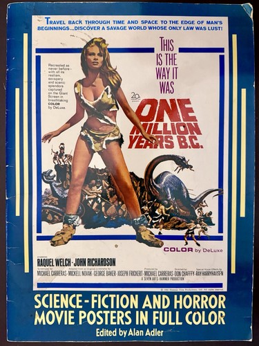 Vintage 1977 Science Fiction and Horror Movie Posters Book  Alan Adler Oversized