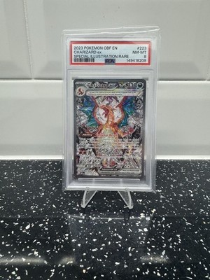 Pokémon TCG Charizard EX 223/197 Obsidian Flames PSA 8