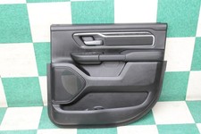 23 Ram 1500 Crew New Style Black Leather Passenger Rear R Right Door Trim Panel 23 Ram 1500 Crew New Style Black Leather Passenger Rear R Right Door Trim Panel