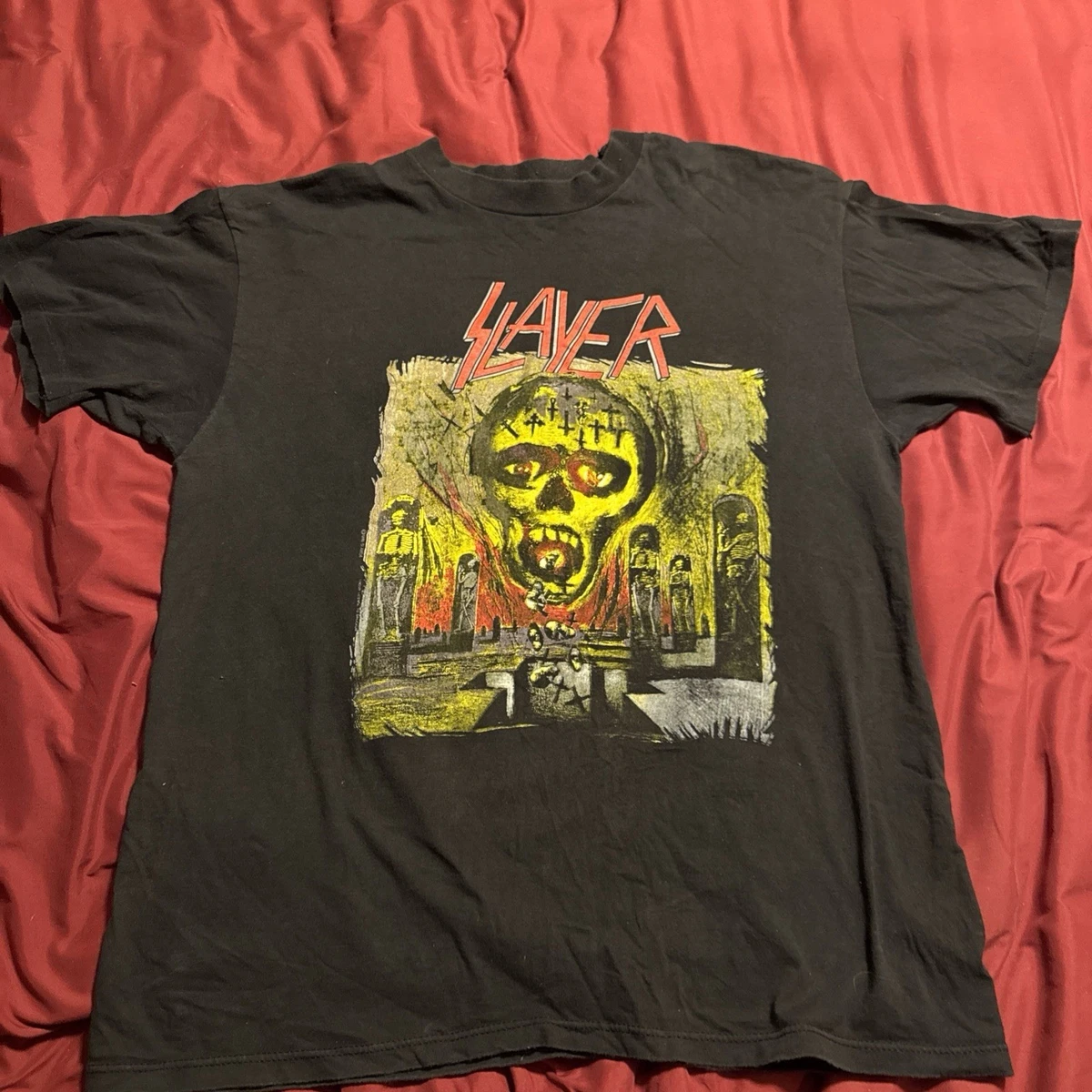 Slayer Rare Shirt In Men's Vintage T-Shirts for sale | eBay