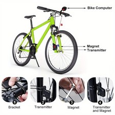 Tachimetro wireless compatto stabile affidabile ben fatto per la maggior parte delle biciclette