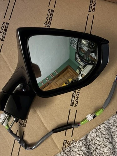 22-25 Lexus Es Model Right Side Mirror Oem Dim Fold Heat White Color.