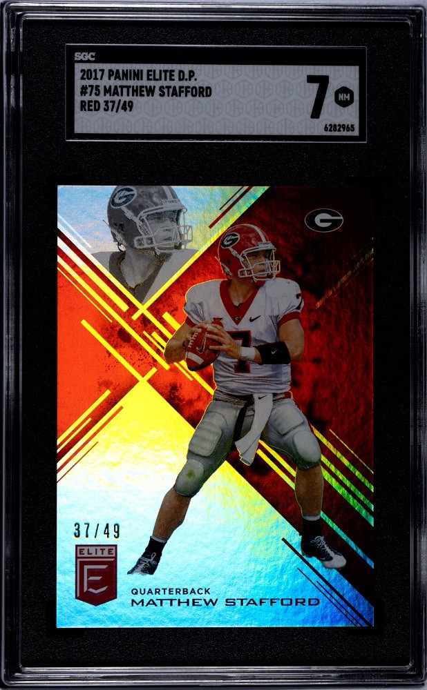 2017 Panini Elite Draft Picks - #75 Matthew Stafford