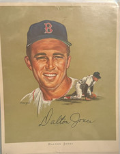 1969 Boston Red Sox Atlantic Richfield Baseball Portraits Dalton Jones