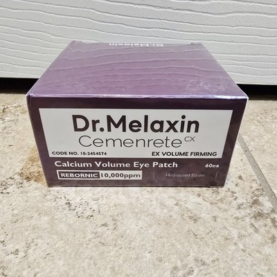 Dr Melaxin Cemenrete Calcium Volume Eye Patch Firming 60 pcs SEALED Skin Beauty 