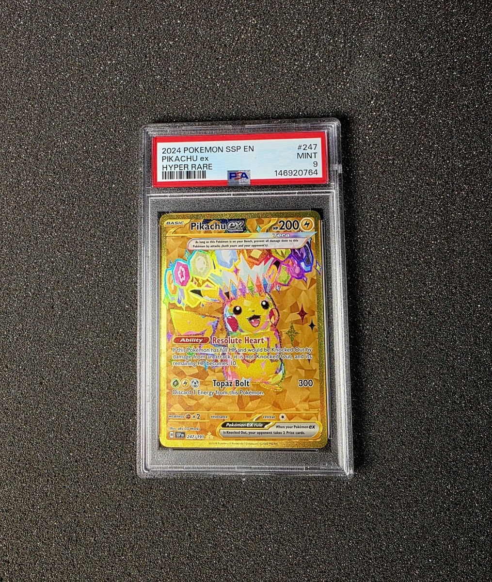pikachu spark pokemon card - ex 057/191 ex has been Knocked Out Pikachu | Temporal Forces |