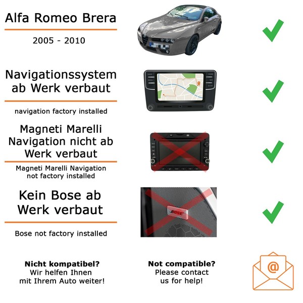 Autoradio Alpine INE-W611D FüR Alfa Romeo Brera Navigation Navigationssystem CD--image