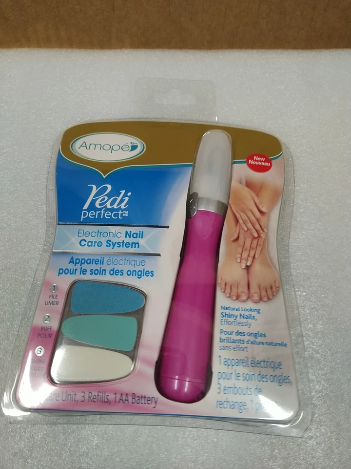 Amope - Lima de uñas electrónica Pedi Perfect - Manicura/Pedicura con 3 recambios Foto 2 de 4