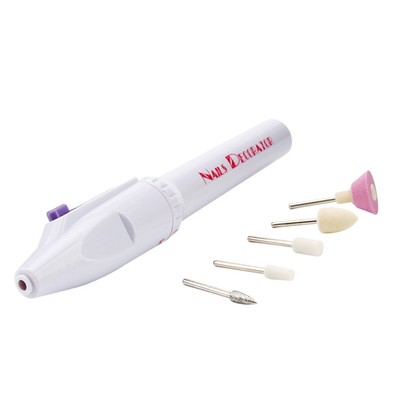 Portable Nail Care File Sculpt Polish Drill Electric Manicure Pedicure Set