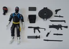GI Joe Black Major Snake Eyes V1 Vigilante DC Comic Figure 3.75 Classic