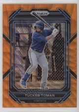 2023 Panini Prizm Orange Wave Prizm 47/50 Tucker Toman #117 ll2