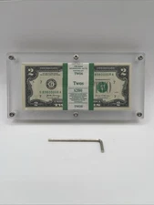 Acrylic 100 pack Bank Note BEP Currency Display Dollar Case ***Only 1 Case***
