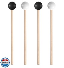 4Pcs Drum Mallets, 5.6 Inch Tongue Glockenspiel Mallets, Suitable