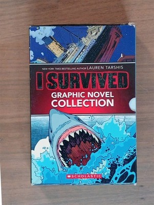 I Survived Graphic Novels #1-4: a Graphix Collection Lauren Tarshis 2021 Box Set