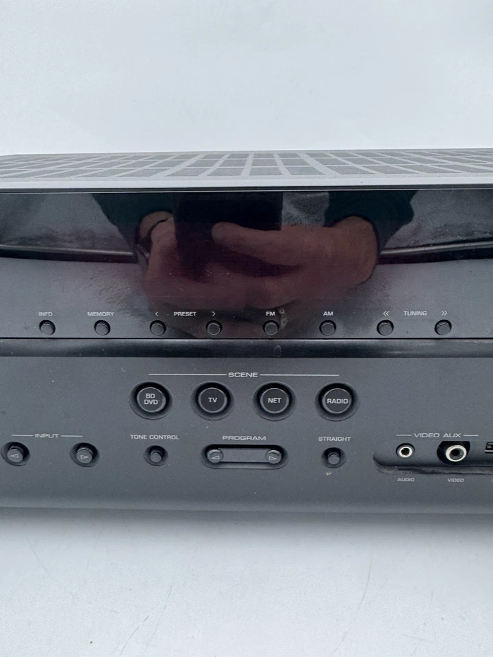 YAMAHA NATURAL SOUND AV RECEIVER RX-V575 AIRPLAY 5 HDMI MHL WORKS NO REMOTE - Image 3 of 4