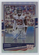 2020 Panini Donruss Optic Rookies Holo Prizm /75 Xavier McKinney #121 Auto 1qn4