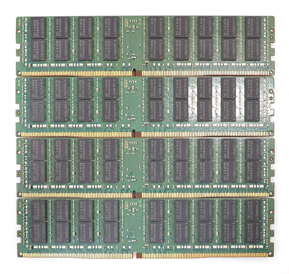 LOT 4x 32GB (128GB) Samsung M386A4G40DM0-CPB2Q PC4-2133P DIMM Server Memory - Image 2 of 2