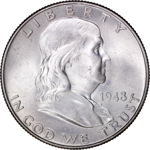 1948 50c Franklin Half Dollar ~ Uncirculated