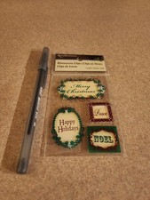 Recollections Holiday Greetings Dimensional Stickers