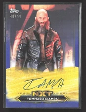 2020 Topps WWE NXT - Nxt Roster Auto Tommaso Ciampa #A-TO Blue /50
