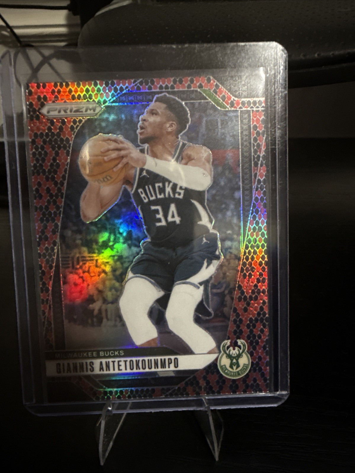 Giannis Antetokounmpo 2024 Prizm #85 Snakeskin /(SSP) Price Guide