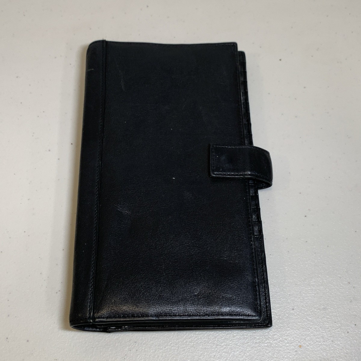 Tumi Travel Wallet Passport Card Holder Genuine Leather Organizer