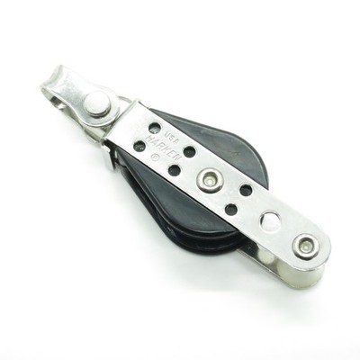 Harken HK167 29mm Bullet Block mit Hundsfott & Wirbel Umlenkblock Kugellager 8mm