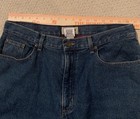 Vintage L.L. Bean Womens Flannel Lined Cotton Jeans Size 16 Regular Blue Denim — photo 10
