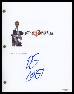 Omar Epps ''Love & Basketball'' AUTOGRAPH Signed Complete Script Screenplay ACOA