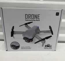 WiFi Dual Lens Foldable Drone with Camera  Real-Time Transmission  Ships USA