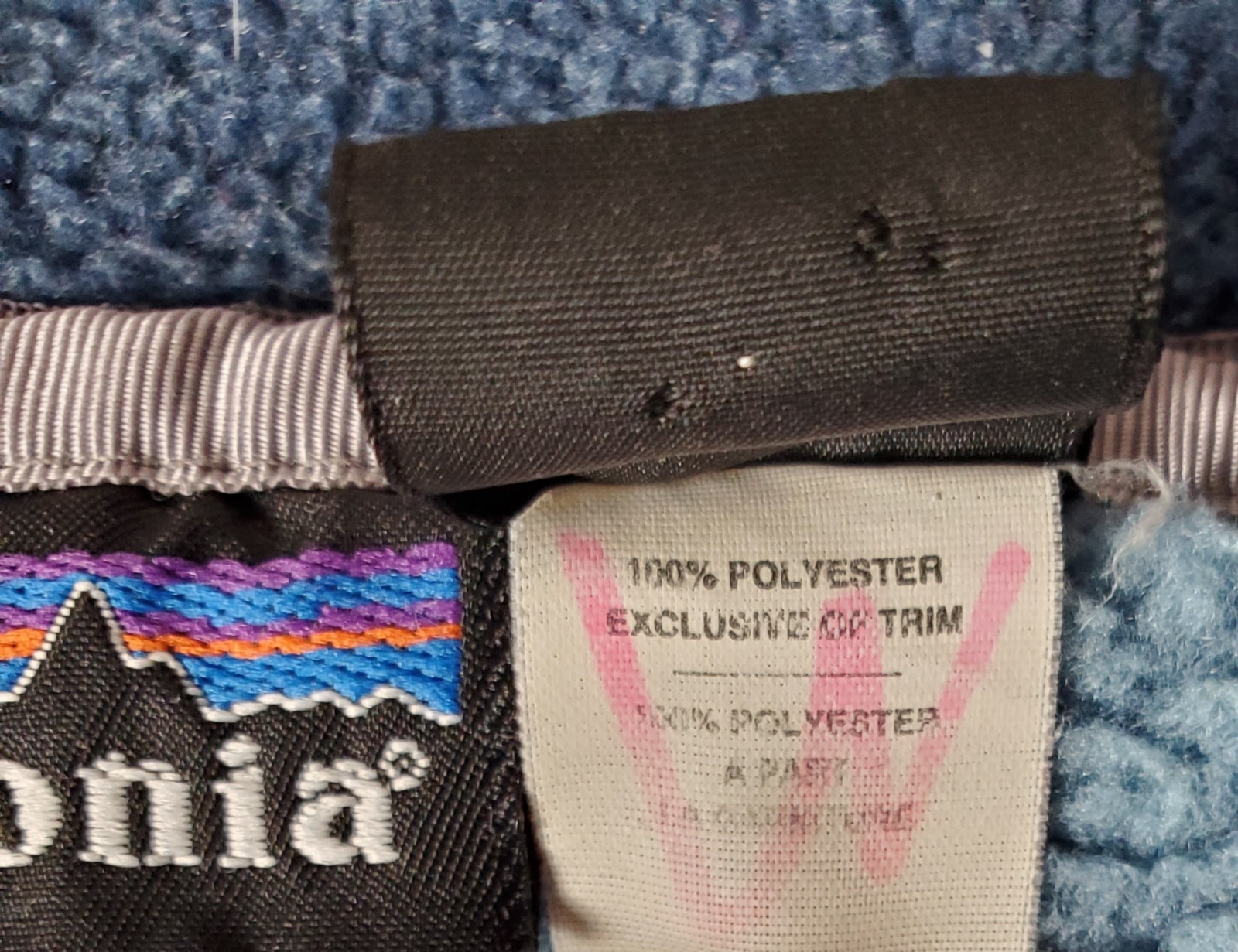 Vintage Patagonia Women's Synchilla Arctic Jacket Blue Full Zip Hooded Gorpcore thumbnail 6