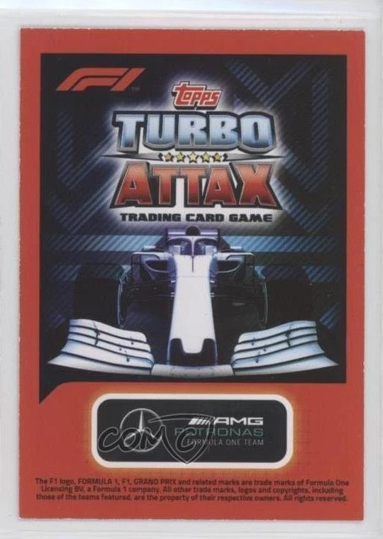 2020 Topps F1 Turbo Attax Speedster Valtteri Bottas #14 Rookie RC - Image 2 of 2