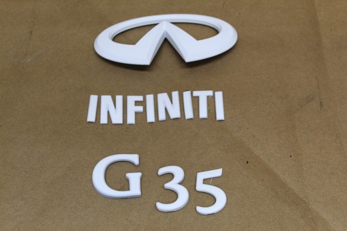 2003 - 2006 INFINITI G35 REAR EMBLEM LOGO SET OEM | eBay